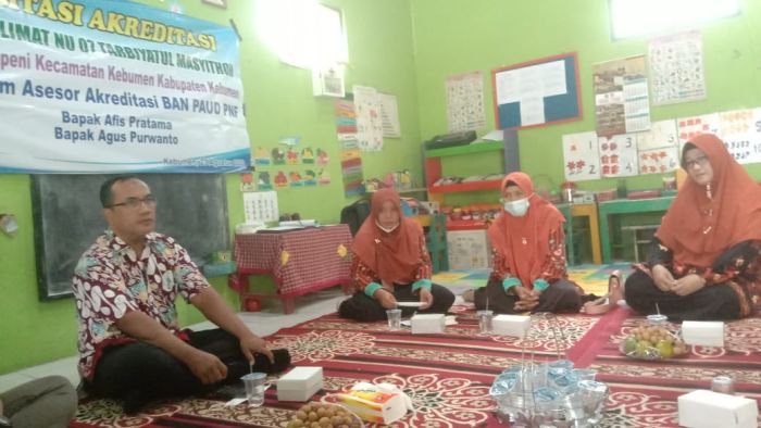 VISITASI AKREDITASI TK MUSLIMAT NU 07 TARBIYATUL MASYITOH 01