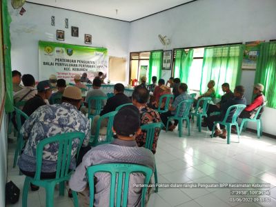 Pertemuan Poktan Dalam Rangka Penguatan BPP Kecamatan Kebumen