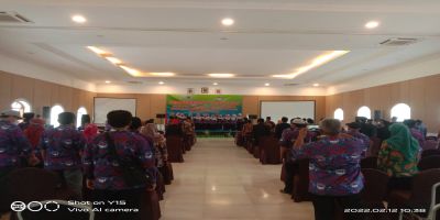 Pengukuhan Pengurus Persatuan Perangkat Desa Indonesia Kecamatan Kebumen Kabupaten Kebumen Periode 2021-2026